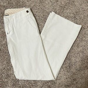 vintage GAP white flared leg pant